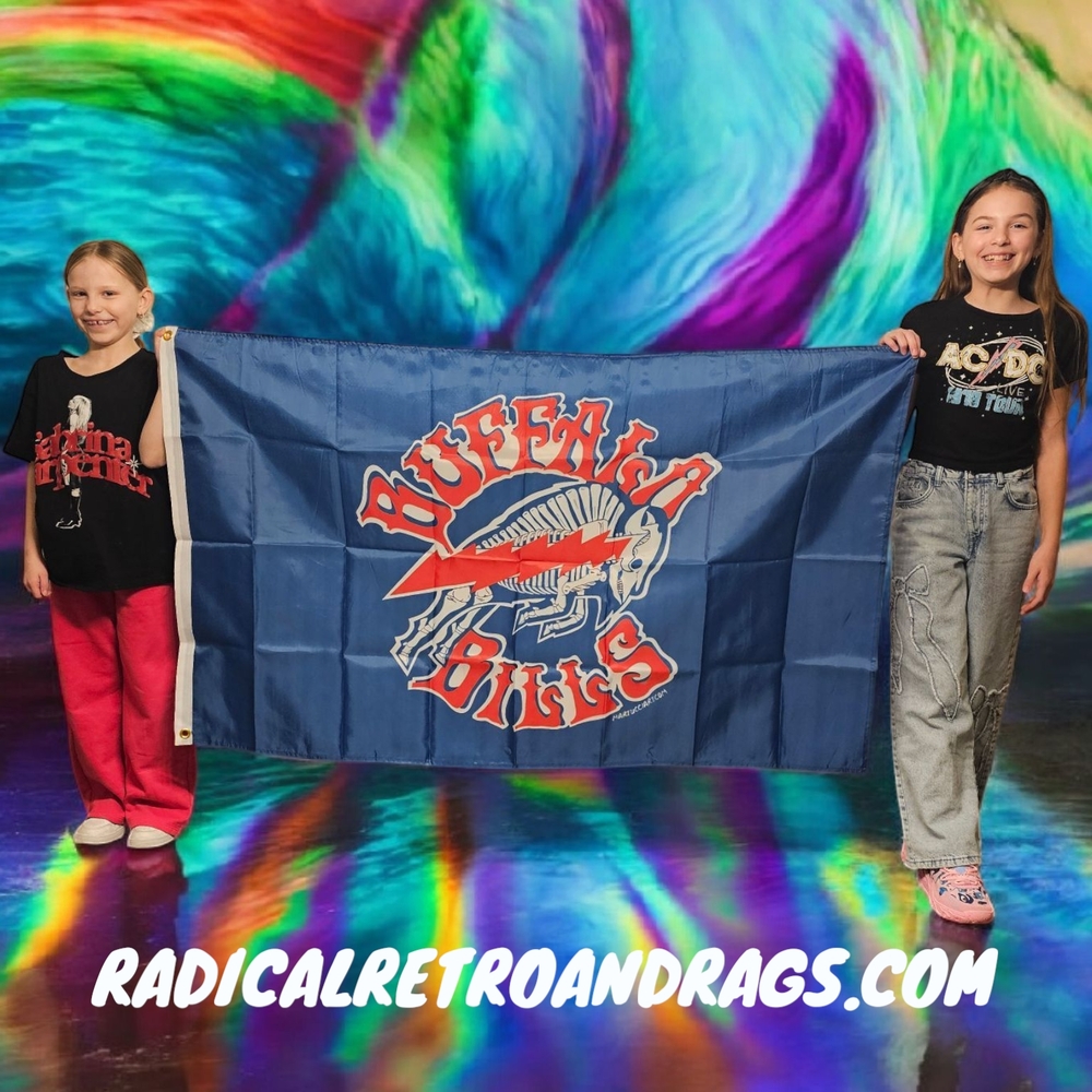 Buffalo Bills Grateful Dead 13 Point Flag 3' X 5' NEW